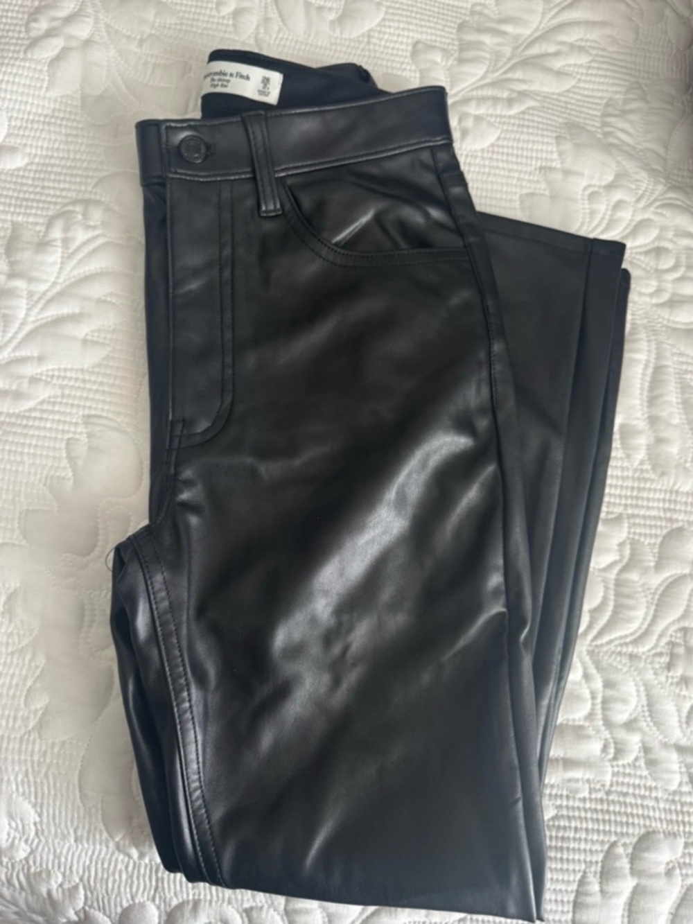 Abercrombie & Fitch Black High Rise Pants